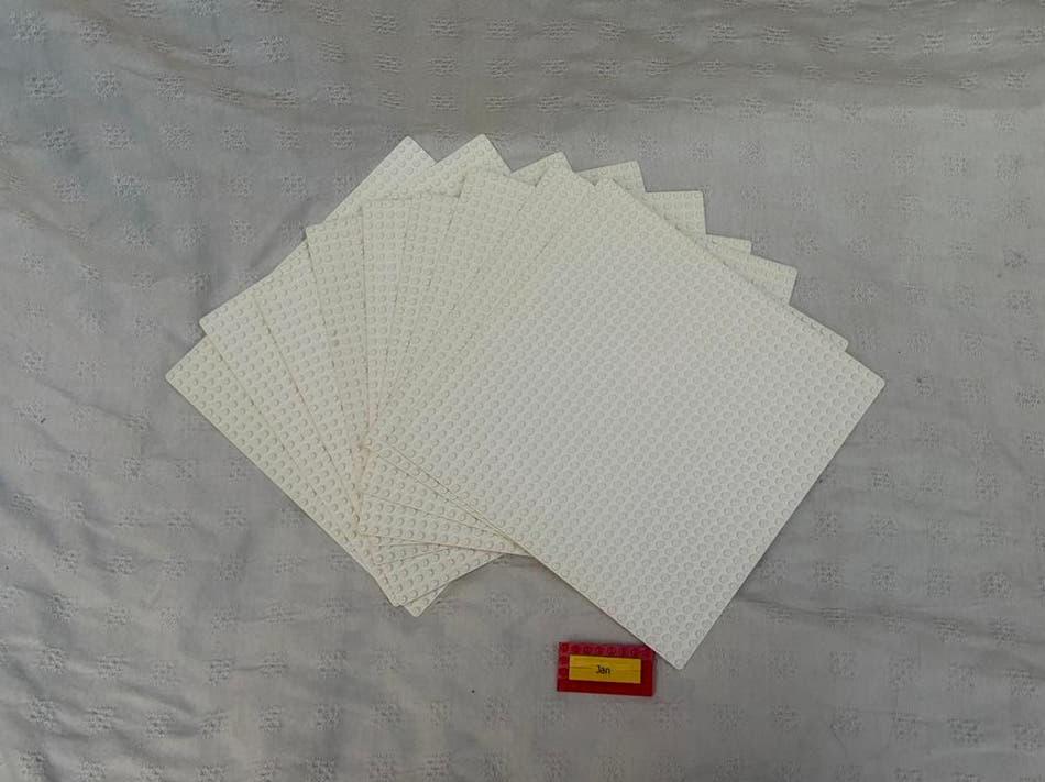 Lego classic Baseplate wit prijs per stuk, Ophalen of Verzenden, Zo goed als nieuw, Compleet, Lego