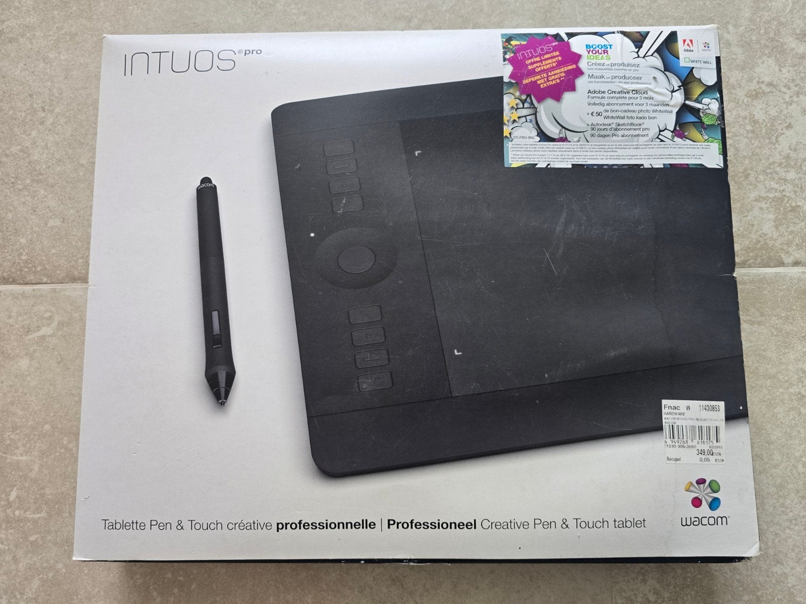 Wacom Intuos pro m, Computers en Software, Ophalen, Bedraad, Wacom