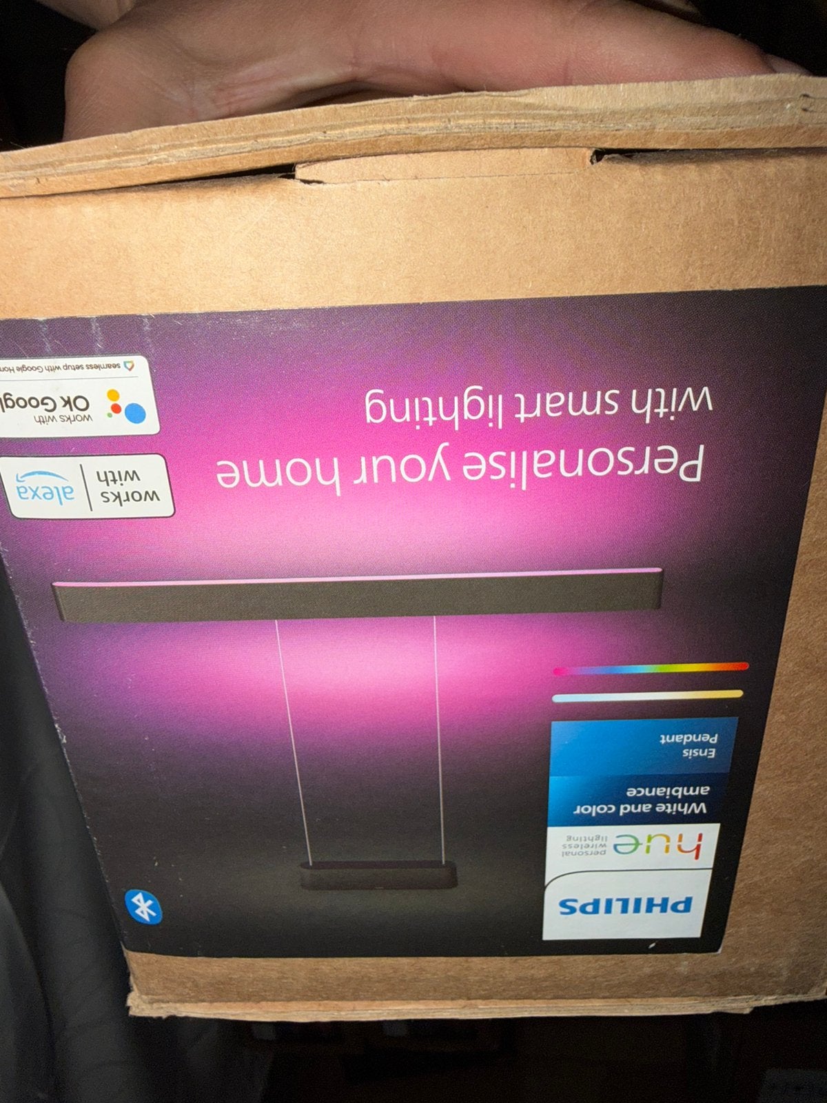 philips hue ensis hanglamp, Ophalen of Verzenden, Zo goed als nieuw, Philips