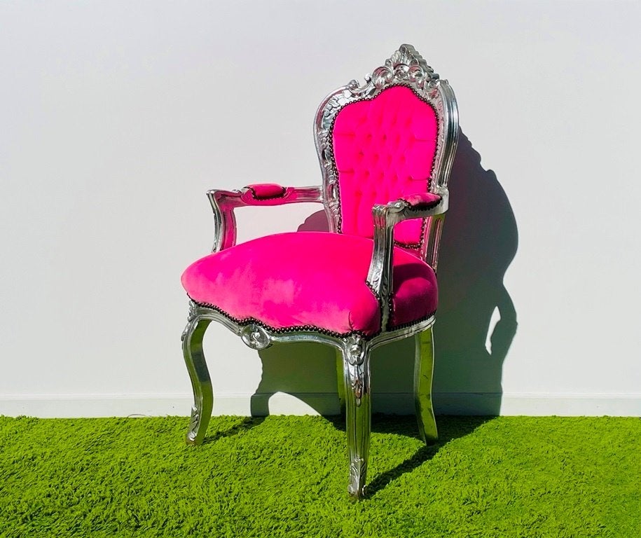 Fauteuil Rococo style Louis XV, Enlèvement ou Envoi, Utilisé, Bois