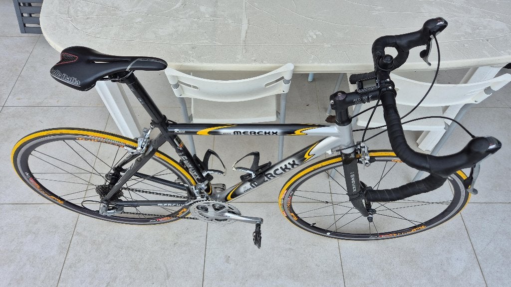 als nieuw Amerikaanse fiets Merckx-- alumin - carbon >, Autres marques, Moins de 10 vitesses, Comme neuf, Enlèvement