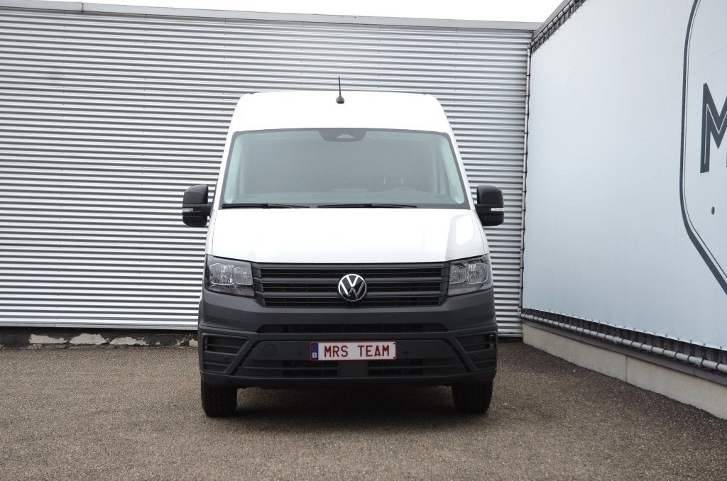 Volkswagen Crafter-L3H3-140Pk-Camera-Carplay-Nieuw-29990+BTW, Stof, Volkswagen, Wit, Bedrijf
