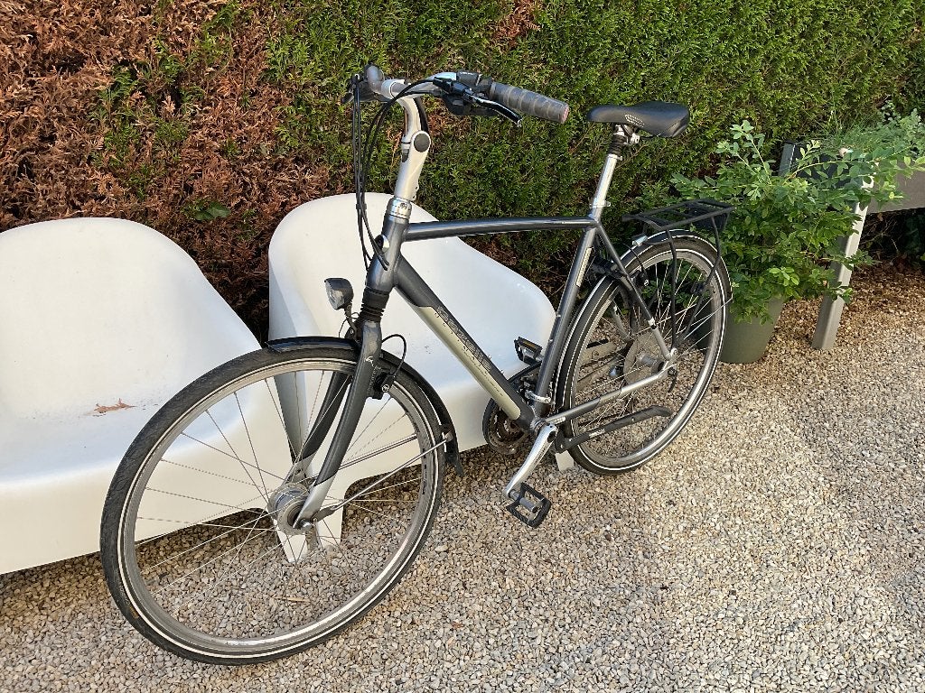Gazelle herenfiets ultimate T1 maat 57, Fietsen en Brommers, Fietsen | Heren | Herenfietsen, Ophalen, Gebruikt, Velgrem, Versnellingen