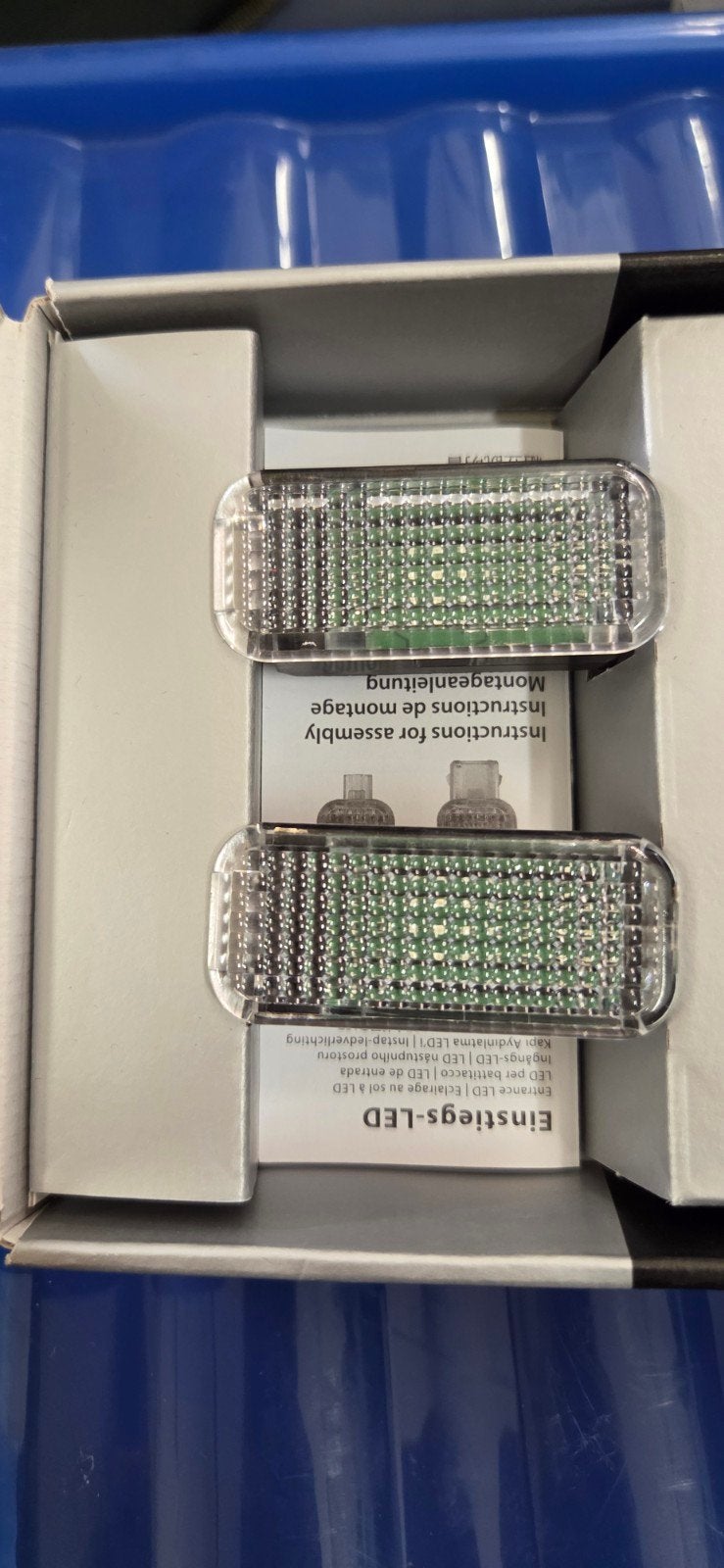 Instap verlichting audi S1, Verzenden