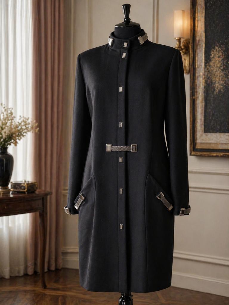 Jas Chanel look zwart met zilveren hardware, Kleding | Dames, ANDERE, Zwart, Maat 42/44 (L), Nieuw