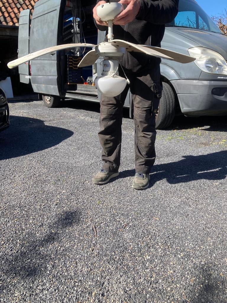 Plafondventilator met licht. 3 standen, Enlèvement, Ventilateur de plafond