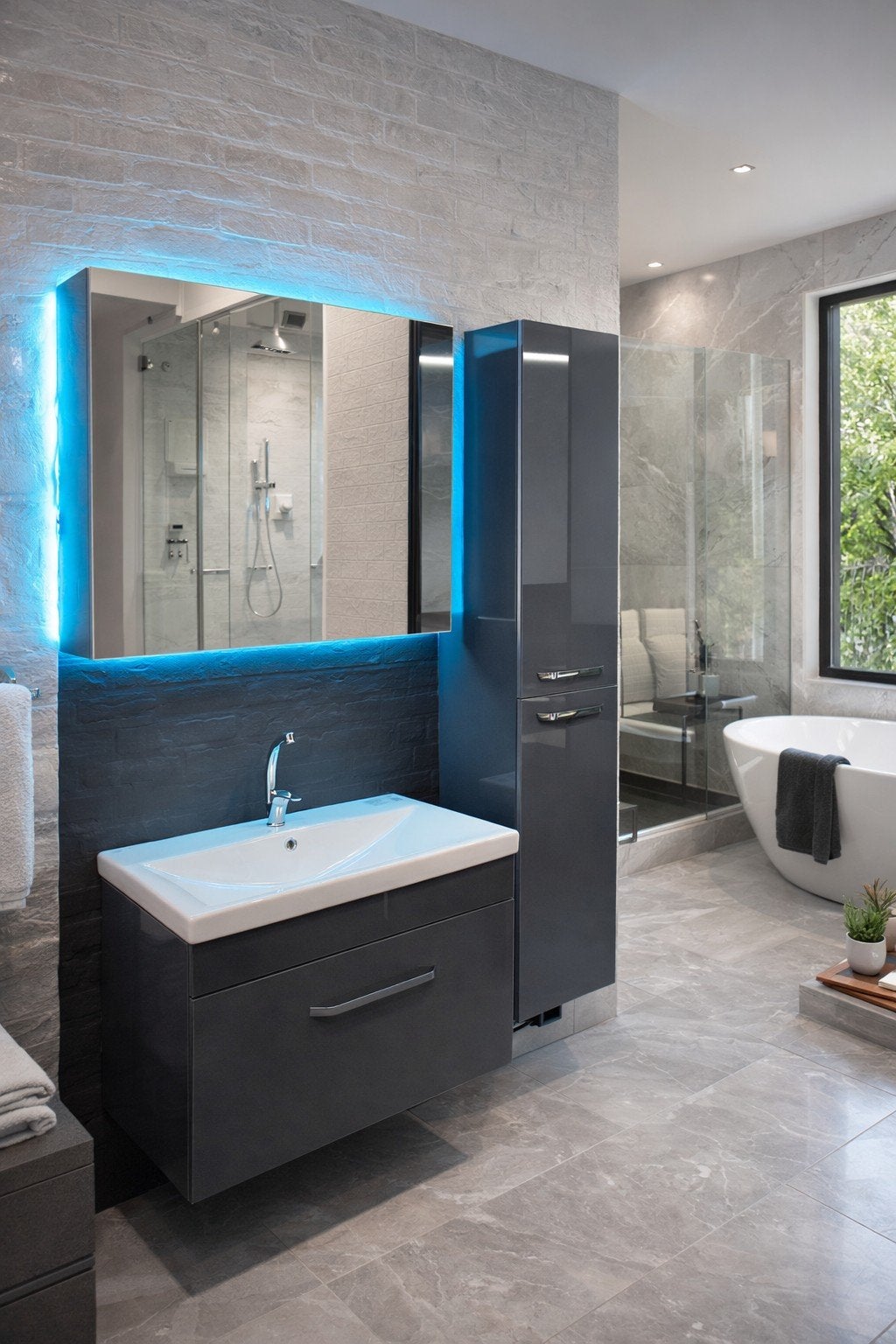 ENSEMBLE DE MEUBLES DE SALLE DE BAIN À VENDRE, Enlèvement
