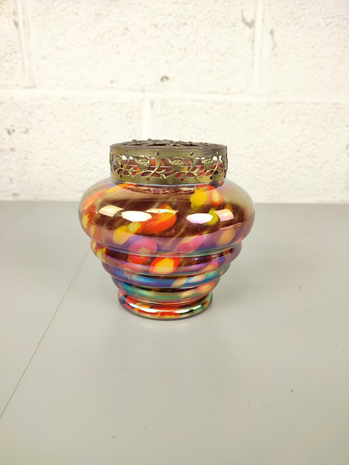 Iriserende pique fleur Kralik, Antiquités & Art, Enlèvement ou Envoi