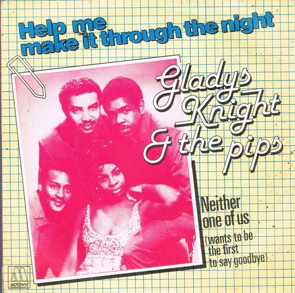 Gladys Knight & The Pips – Help Me Make It Through The Night, CD & DVD, 7 inch, Comme neuf, R&B et Soul, Enlèvement ou Envoi