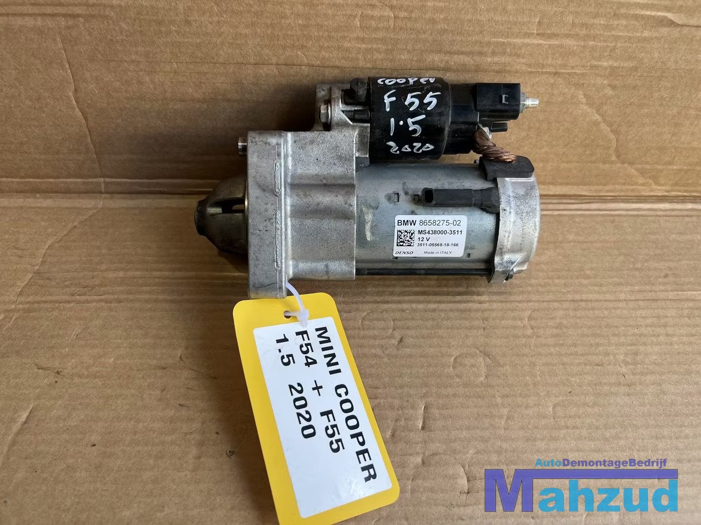 MINI COOPER F55 F44 1.5 12V Startmotor 865827502, Gebruikt, Customer.service@mini.co.uk, Mini, BMW AG