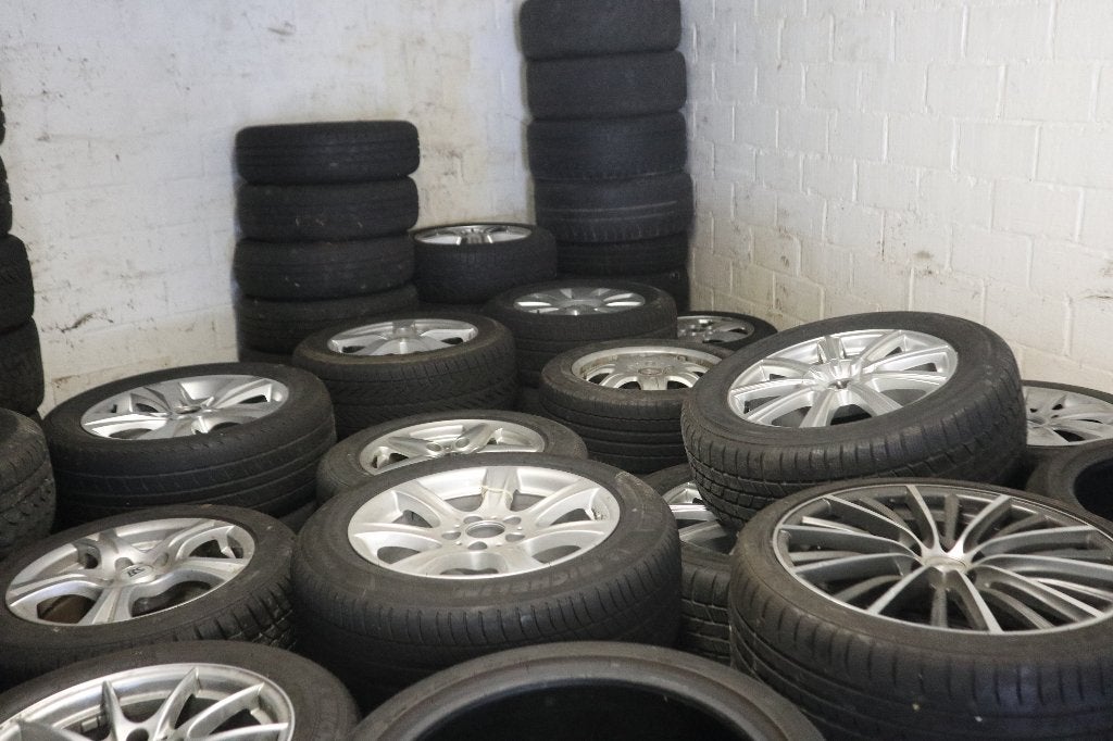 lot velgen en banden te koop  meest duitse merken /, Auto-onderdelen, Ophalen, Band(en)