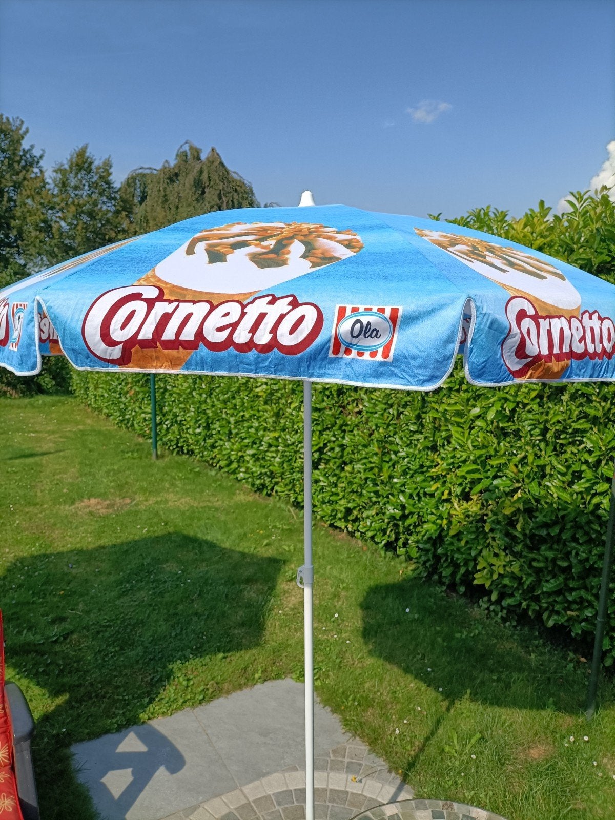 Parasol, Ophalen