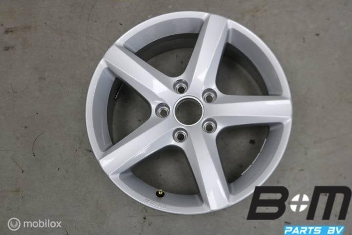 1 losse 16 inch lichtmetalen velg Tiguan 5N 5N0601025AQ, Utilisé, Jante(s)