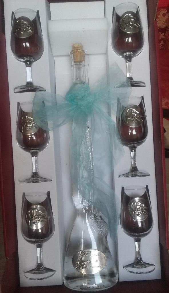 Glazen met jagersdecoratie, Verzamelen, Ophalen, Nieuw, Frisdrankglas
