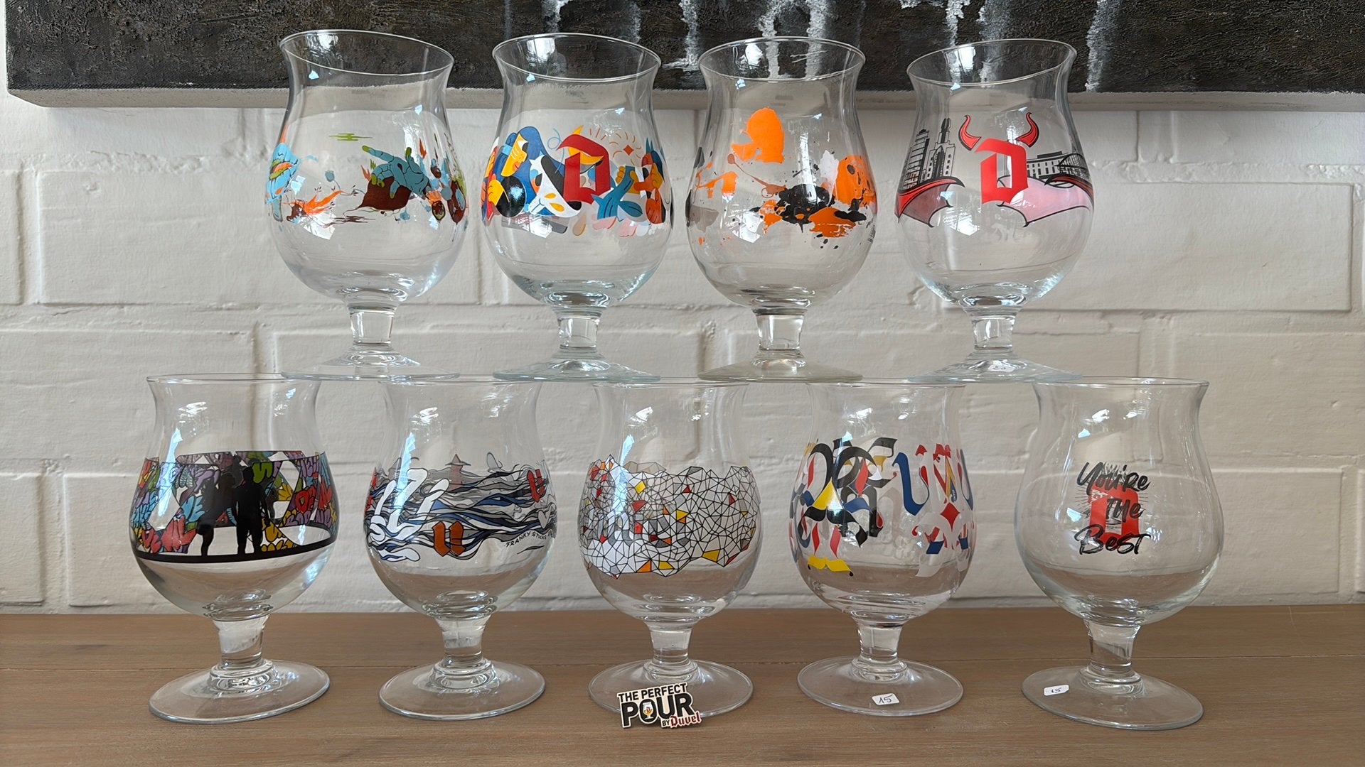 Duvel - Set de 9 verres, Enlèvement, Neuf, Verre ou Verres, Duvel