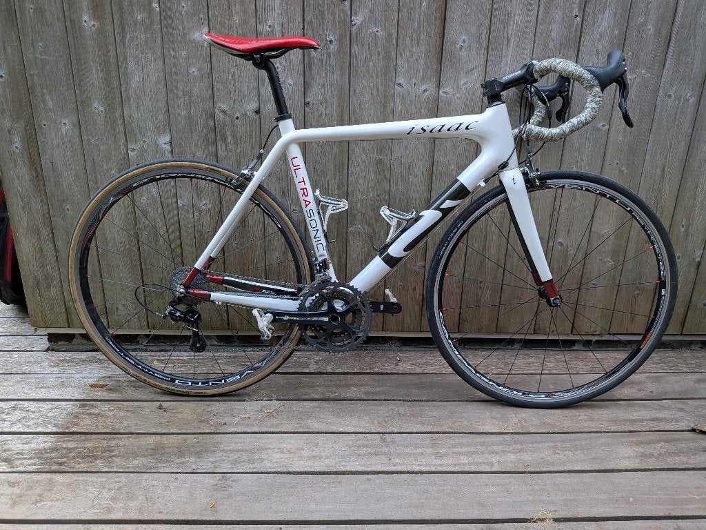 Isaac Ultrasonic Carbon 1- Maat 54, Vélos & Vélomoteurs, Autres marques, Frein sur jante, Enlèvement, 28 pouces