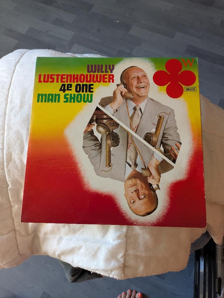Willy lustenhouwer 4de one man show, Cd's en Dvd's, Vinyl | Nederlandstalig, Ophalen of Verzenden, Zo goed als nieuw, Levenslied of Smartlap