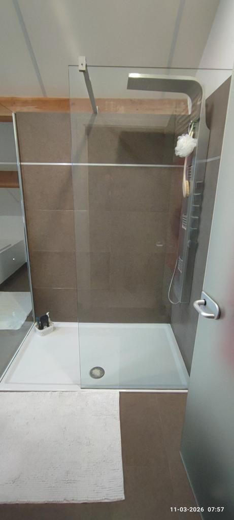 Douche glas 2 stuks 85x200, Ophalen