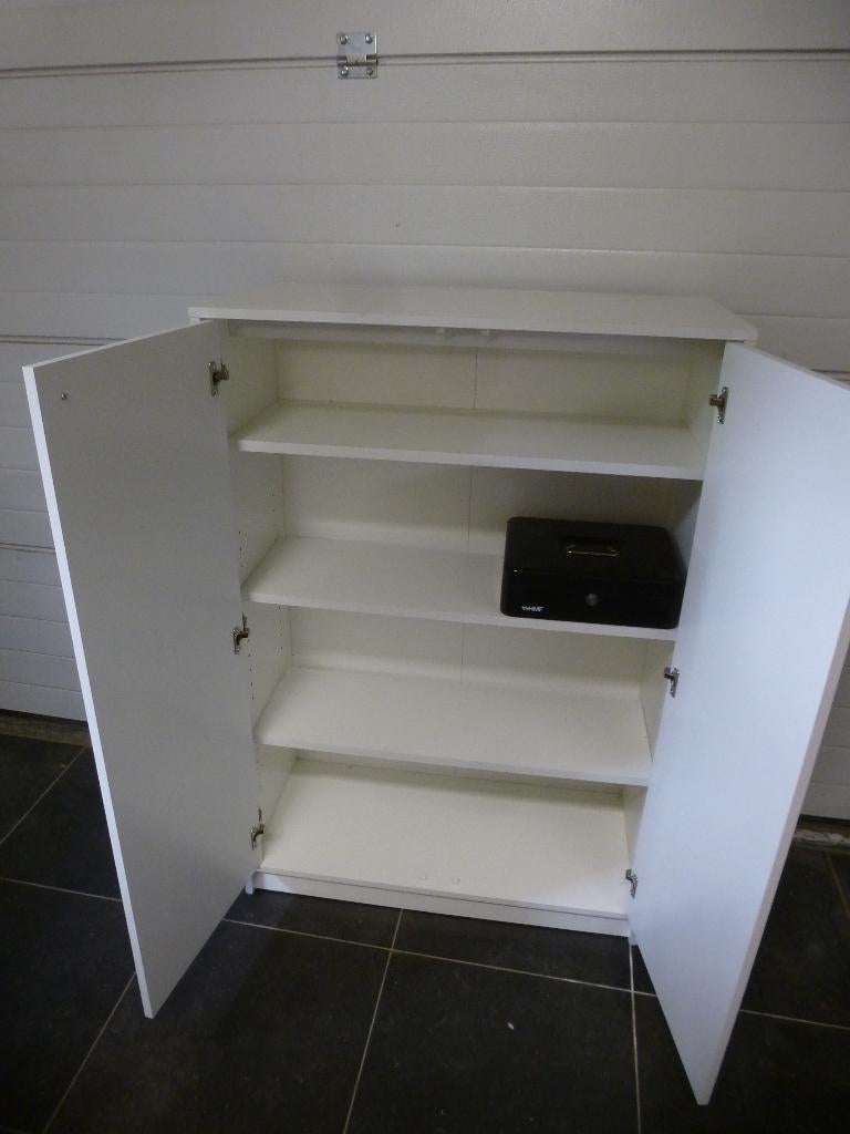 SCHOENENKAST IKEA KLEPPSTAD Wit, 80x35x117 cm, Ophalen, Zo goed als nieuw