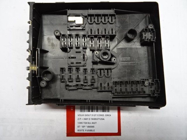 ZEKERINGKAST Volkswagen Golf V (1K1) (1K0937125A), Auto-onderdelen, Gebruikt, Volkswagen