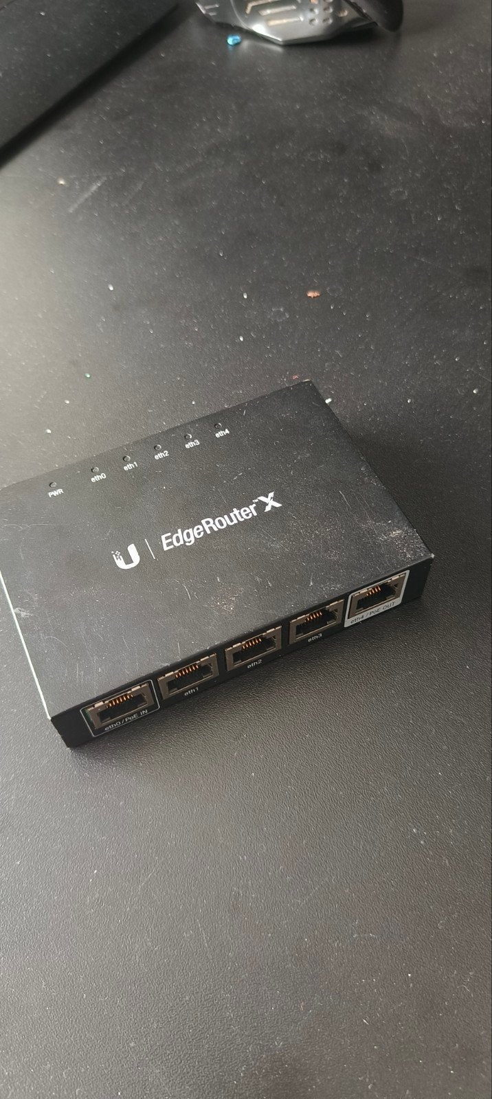 edgerouter x ubiquiti, Enlèvement, Utilisé