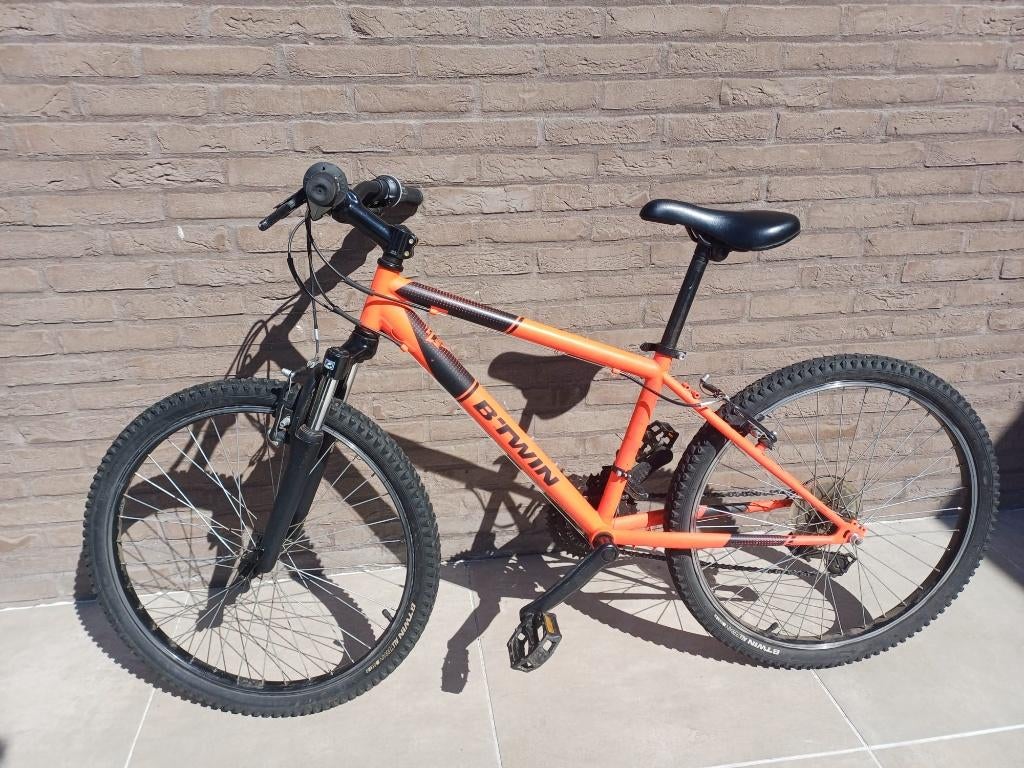BTWIN ROCKRIDER 500 24 inch, Ophalen, B-twin, Velgrem, Versnellingen