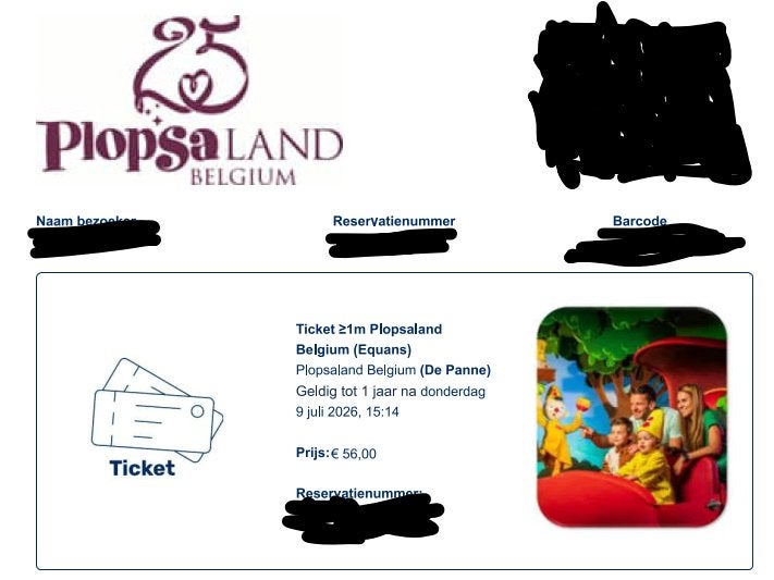 Plopsaland De Panne dagtickets, Tickets & Billets, Loisirs | Parcs d'attractions, Trois personnes ou plus, Ticket ou Carte d'accès