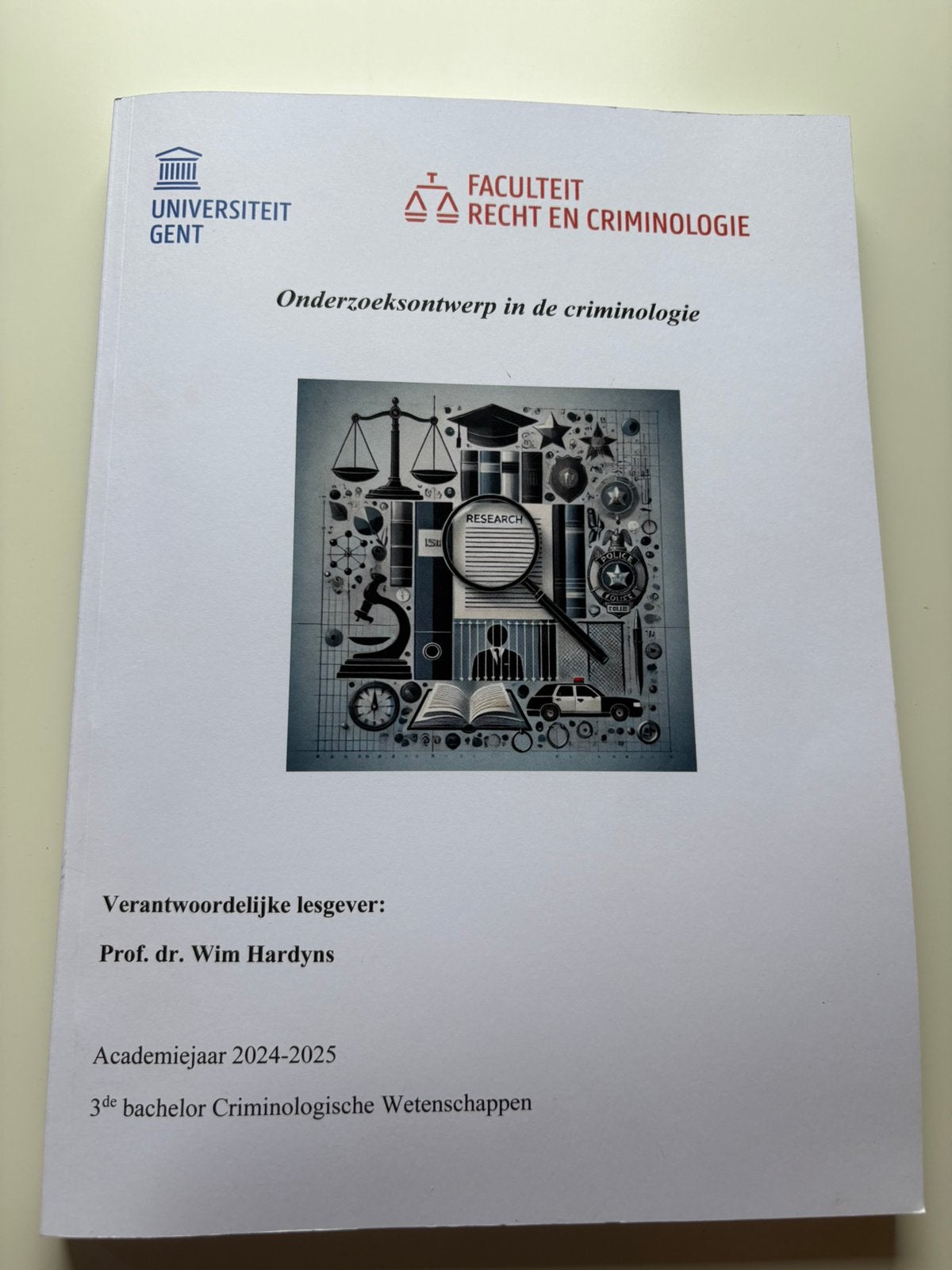 Onderzoeksontwerp in de criminologie, Ophalen of Verzenden, Zo goed als nieuw, Hoger Onderwijs