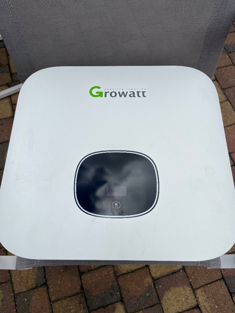 Omvormer Growatt, Doe-het-zelf en Bouw, Ophalen, Gebruikt, Compleet systeem, 200 wattpiek of meer