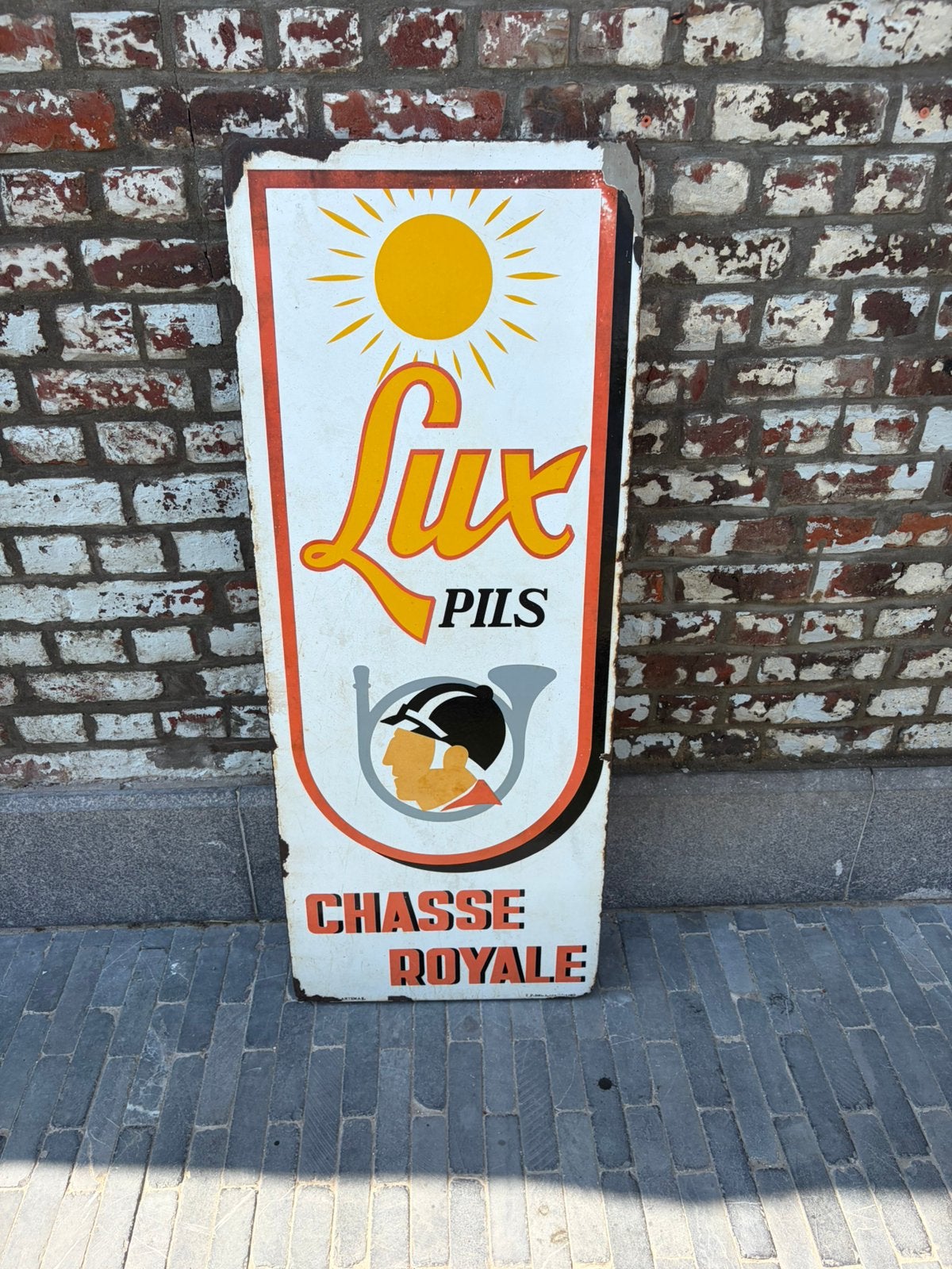Oud Emaillebord te. Koop, Ophalen, Gebruikt