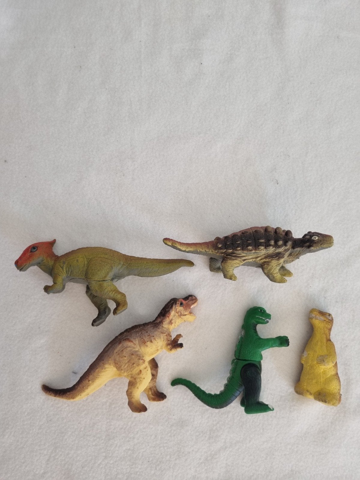 Lot de 5 figurines de dinosaures souples (+/- 10 cm), Enfants & Bébés, Jouets | Figurines, Comme neuf, Enlèvement ou Envoi