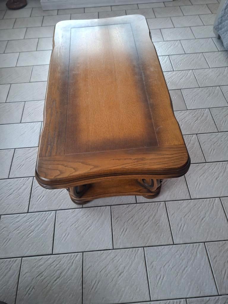 Table basse en chêne brun longueur 150, Enlèvement