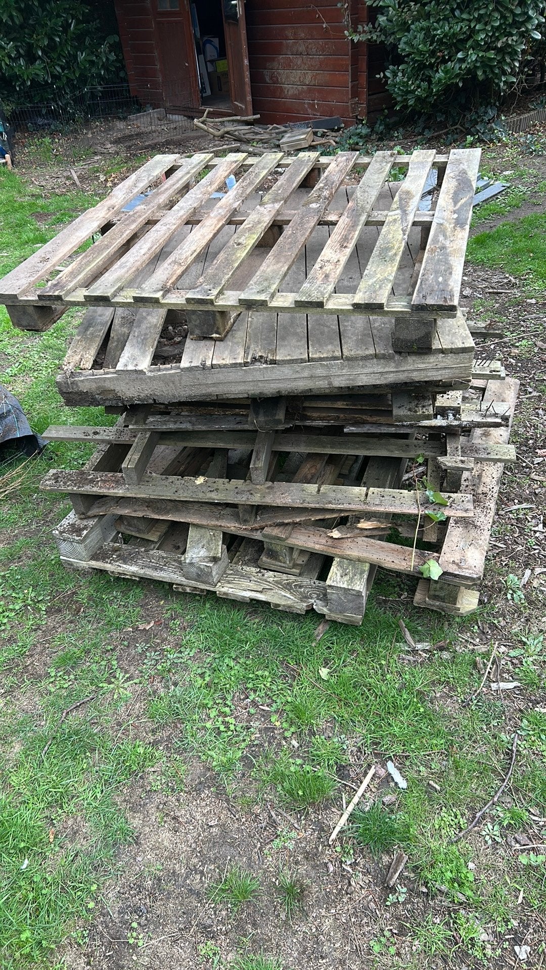 Brandhout paletten, Doe-het-zelf en Bouw, Ophalen, Gebruikt