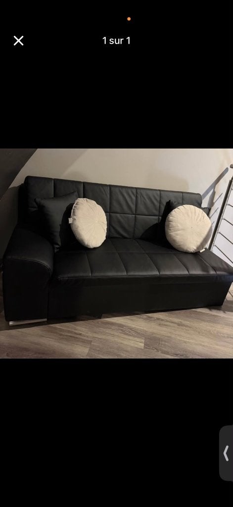 Salon d angle, Maison & Meubles, Enlèvement, Utilisé, Synthétique