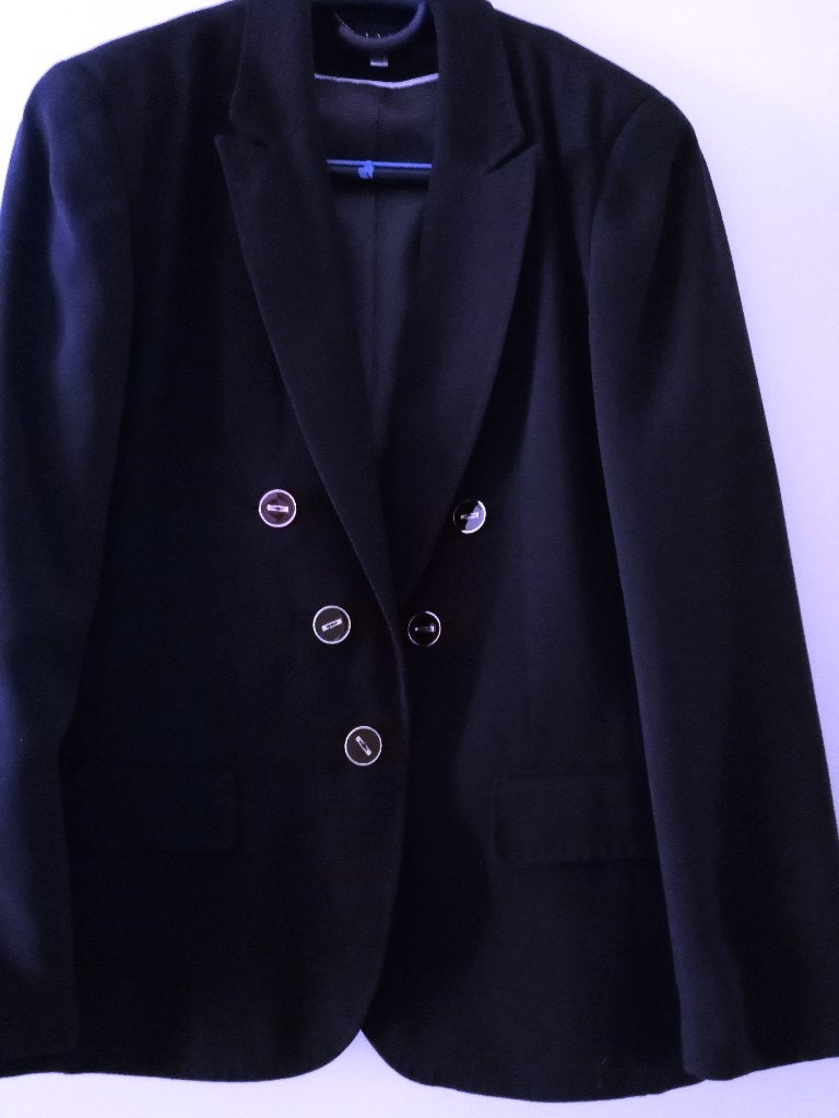 TAILLEUR DAME+CHAUSSURES+POCHETTE, 1.2.3., Comme neuf, Enlèvement, Bleu