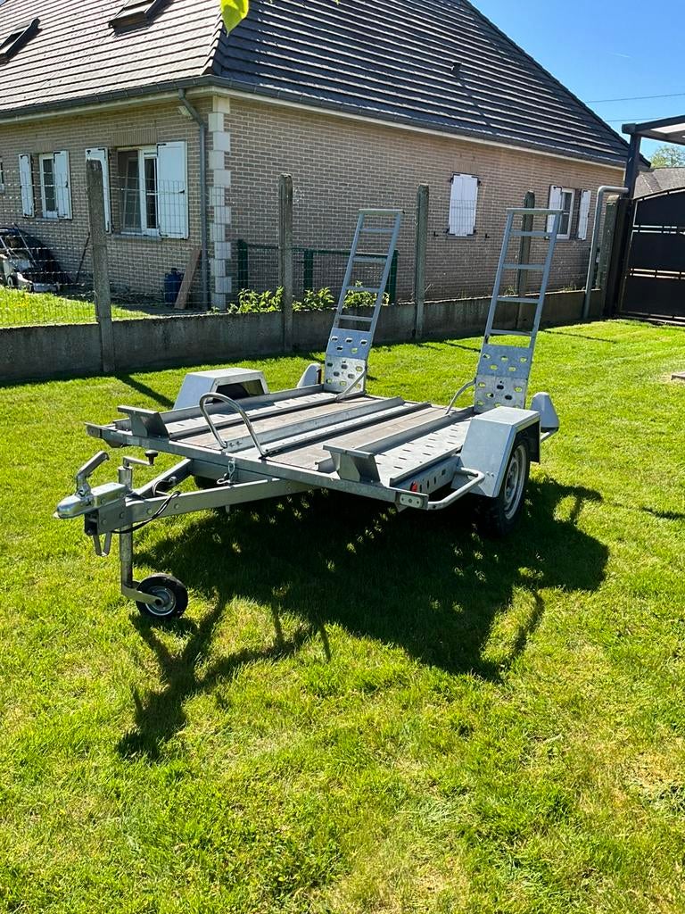 Remorque pour moto , quad ou petite voiture ., Ophalen, Zo goed als nieuw