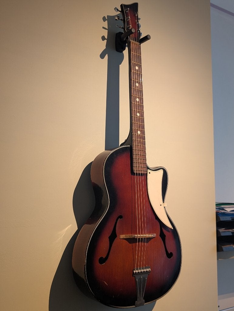 Vintage archtop acoustische gitaar, Ophalen, Gebruikt, Overige typen