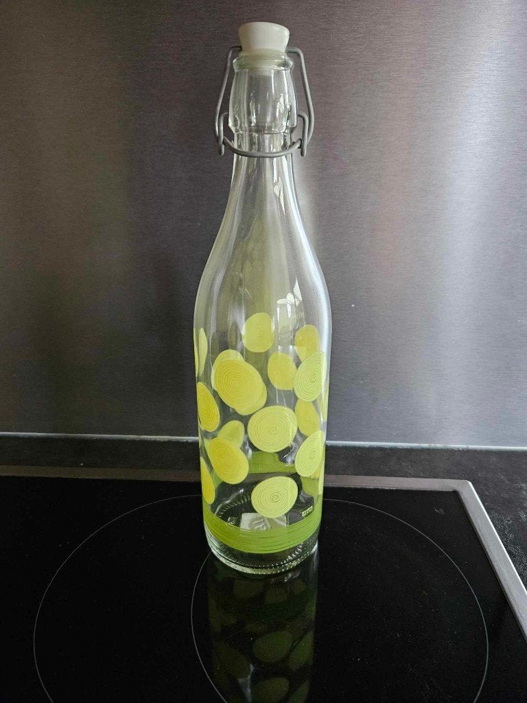 Bouteille vide avec bouchon mécanique, Enlèvement ou Envoi, Neuf, Verre, Pichet