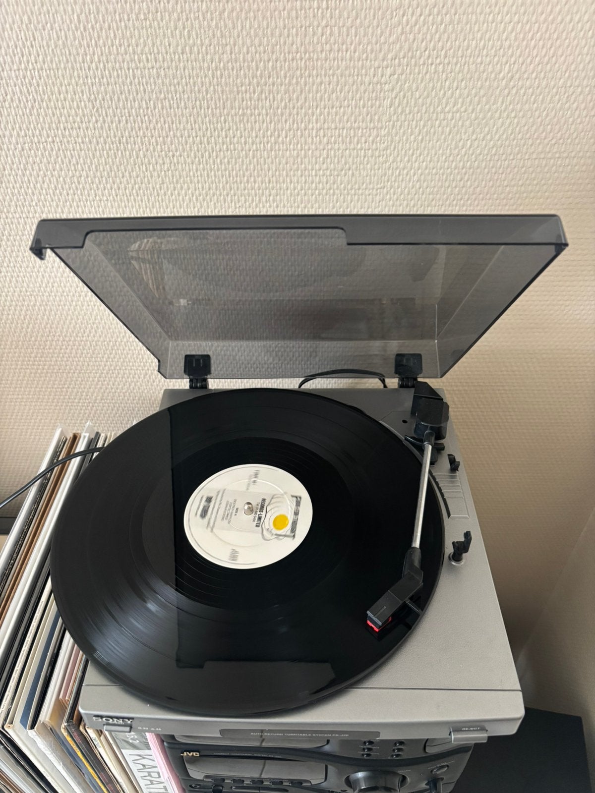 Compacte platenspeler Sony, Audio, Tv en Foto, Platenspelers, Ophalen, Zo goed als nieuw, Platenspeler, Sony