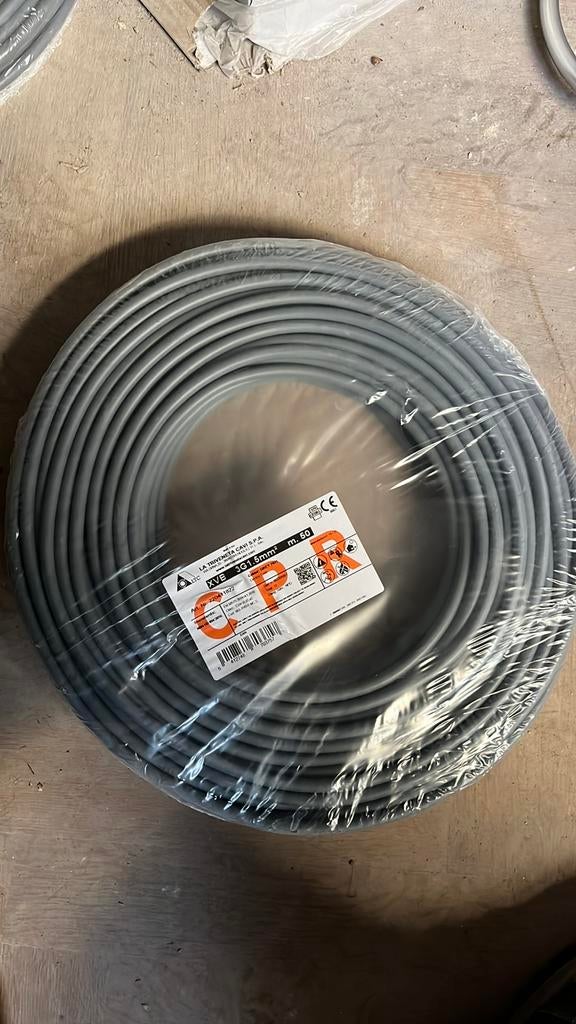 XVB 3G1,5 mm2 - lengte 50 m, Ophalen, Nieuw