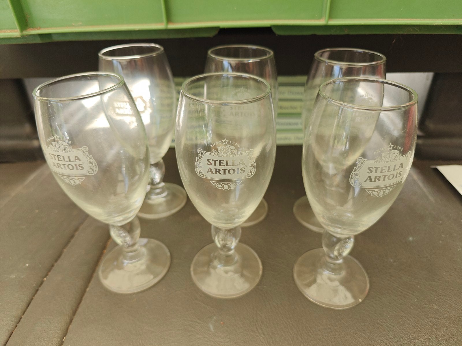 6 Stella Artois glazen, Verzamelen, Ophalen of Verzenden