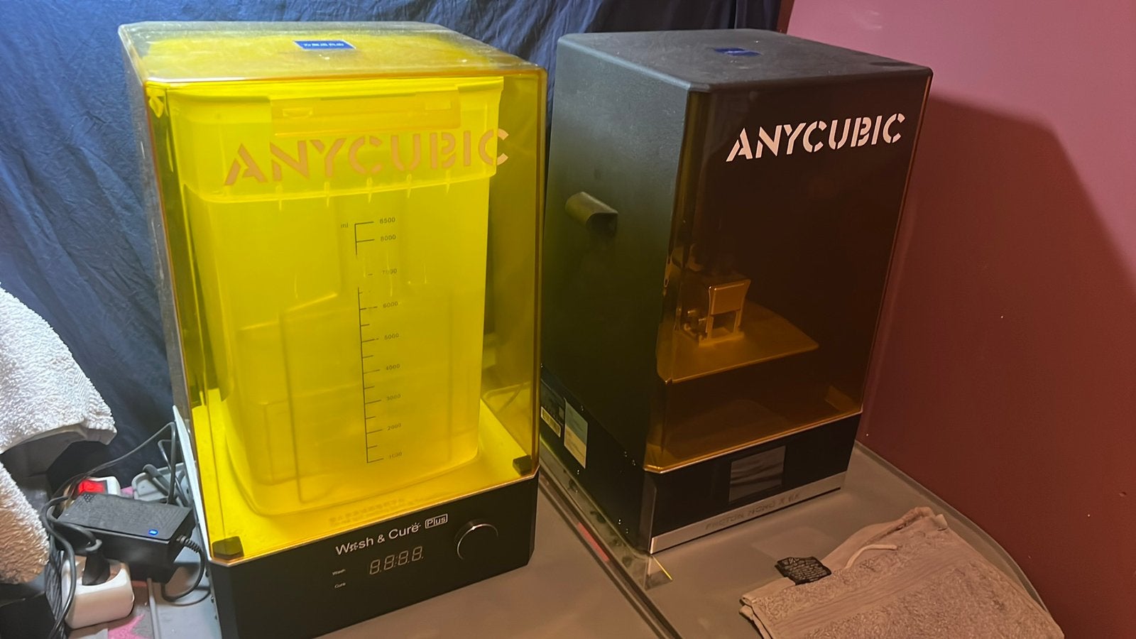 3D Anycubic Photon Mono X 6K+ Wash & Cure Plus, Enlèvement, Wi-Fi intégré, Utilisé, Résine