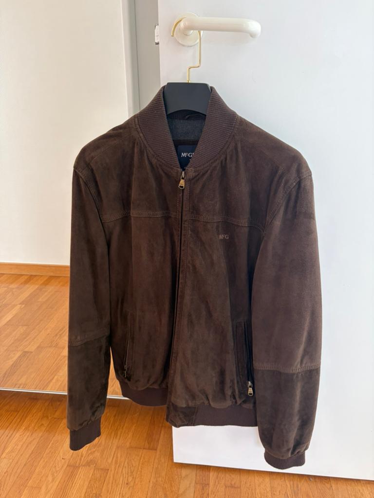 McGregor Lederen jas maat M, Kleding | Heren, Ophalen of Verzenden, Gedragen, Maat 48/50 (M), Bruin