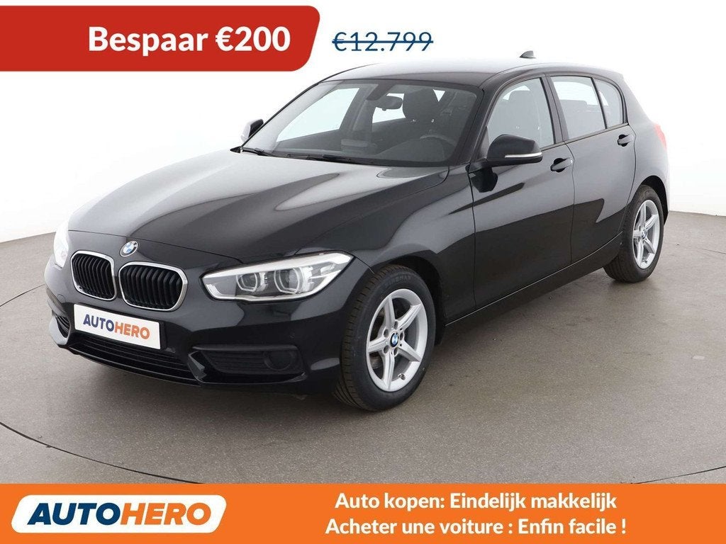 BMW 1 Serie 116 116i (bj 2019), Auto's, BMW, Gebruikt, Zwart, 109 pk, 80 kW