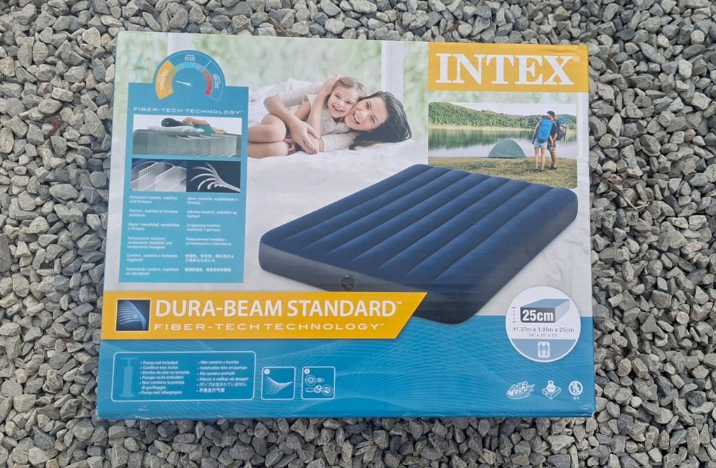 Matelas gonflable intex dura beam NEUF, Caravanes & Camping, Enlèvement, Neuf, 2 personnes