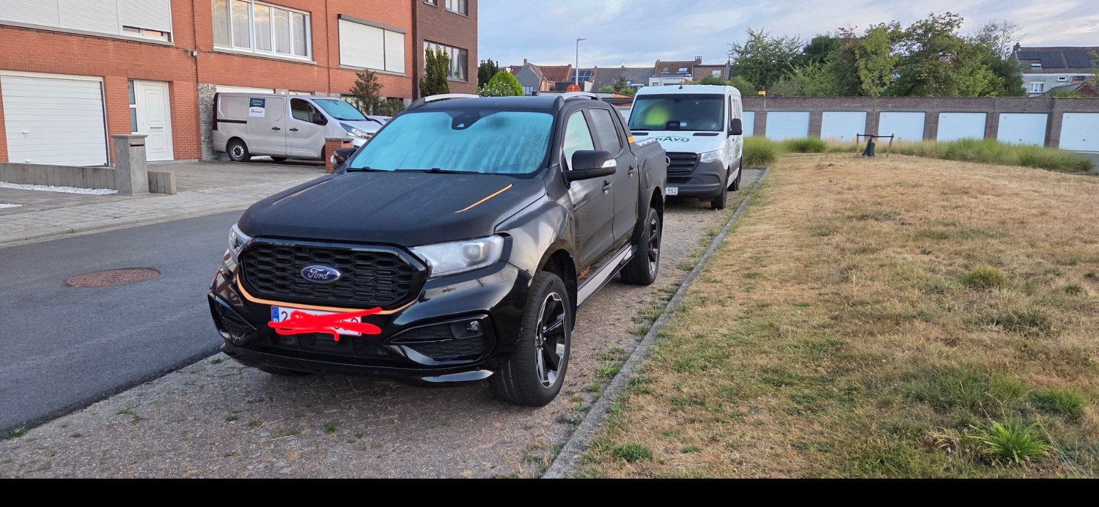 Ford ranger MS-RT 2023, Auto's, Ford, Automaat, Dealer onderhouden, Zwart, Leder