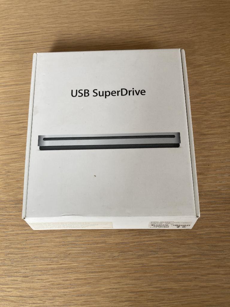 USB SuperDrive Apple, Computers en Software, Ophalen, Zo goed als nieuw, Extern, MacOS