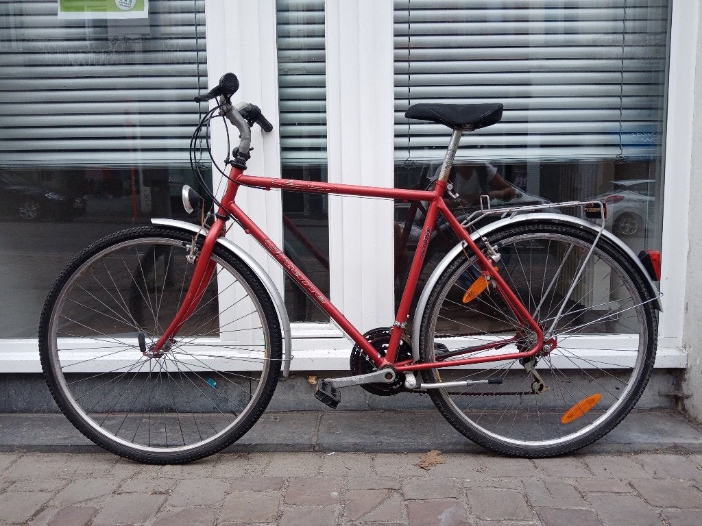 Herenfiets klaar om te rijden, test mogelijk, Fietsen en Brommers, Gebruikt, Velgrem, Versnellingen, 57 tot 61 cm
