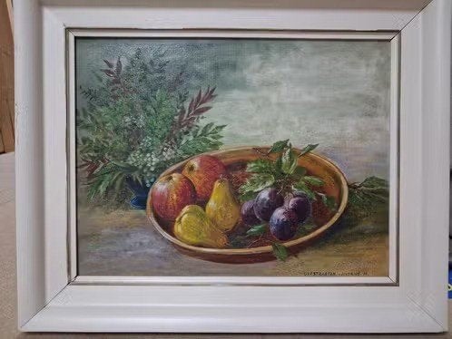 Schilderij Verstraeten-Andries M 55 x 45 cm Vintage, Ophalen, Vintage