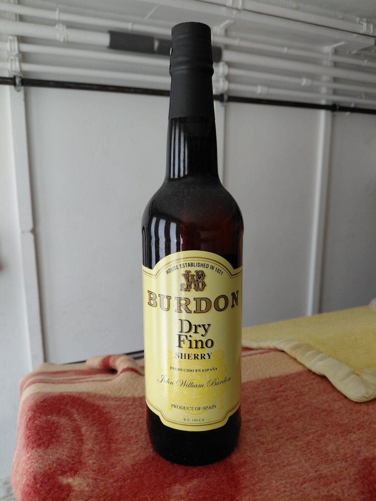 Fles Sherry JWB, Collections, Neuf, Enlèvement ou Envoi, Pleine, Autres types